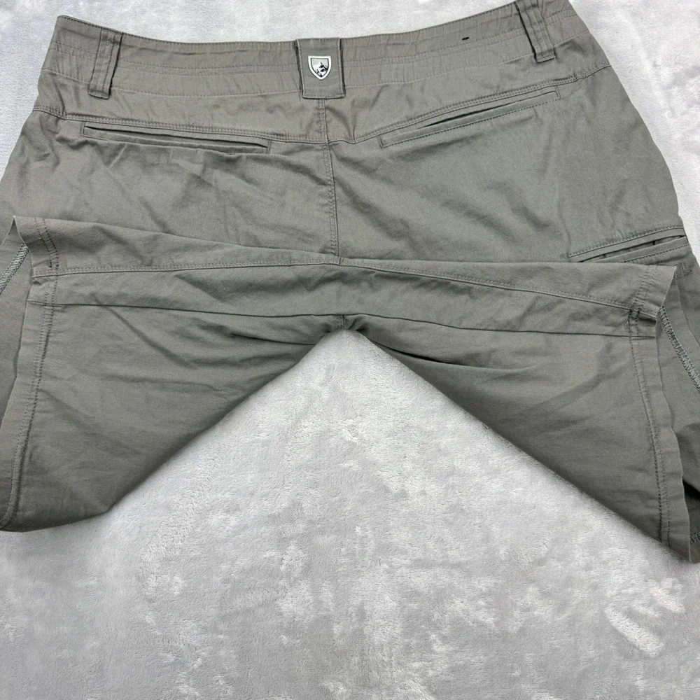KUHL Resistor Lite Chino Shorts Mens 36 Green 10.5